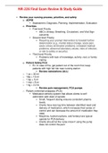 NR226 &sol; NR-226 Final Exam Review & Study Guide &lpar;Latest 2021&rpar;&colon; Fundamentals &lbrack;Patient Care&rsqb; - Chamberlain &vert; DOWNLOAD TO SCORE AN A