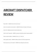 AIRCRAFT DISPATCHER REVIEW