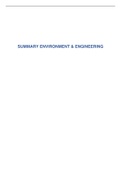 Samenvatting  Environment and Engineering (GEEE)