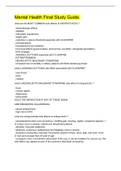 MENTAL HEA 404 - FINAL EXAM STUDY GUIDE&period;