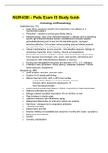 NUR 4380 - Peds Exam 3 Study Guide.