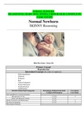 NORMAL NEWBORN REASONING&semi; BABY BOY JONES&comma; I HOUR OLD&period; COMPLETE CASE STUDY