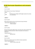 G150 final exam Questions and answers&comma;100&percnt; CORRECT