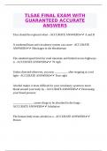 TLSAE BUNDLED EXAMS WITH GUARANTEED ACCURATE ANSWERS