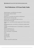 Oral Medications ATI Exam Study Guide&period;