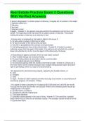 Real Estate Practice Exam 2 Questions With Verified Answers