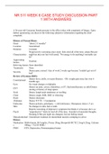 NR 511 WEEK 6 CASE STUDY DISCUSSION PART 1 WITH ANSWERS&sol;LATEST UPDATE 2021&sol;Graded A&plus;&sol;