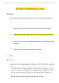 FIN 494 Exam Prepared 4&lowbar;2020 &vert; FIN494 Exam Prepared 4&lowbar;2020