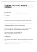 FIC Exam Questions & Answers 2024&sol;2025
