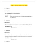G150 &vert; PHA1 Final Exam 2020 &vert; G150-PHA1 Final Exam&lowbar;PASSED