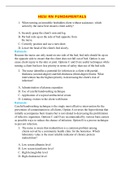 HESI RN Fundamentals Exam Questions with Answers and Rationale&period; Top Grade