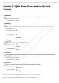 G150&sol;PHA1500 - Module 02 Quiz&colon; Bone Tissue and the Skeletal System - 2019&sol;20&period; A&plus; Guide