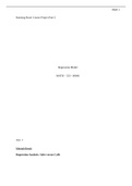 MATH 533 WEEK 7 COURSE PROJECT PART C&comma; REGRESSION AND CORRELATION