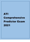 ATI Comprehensive Predictor Exam 2021
