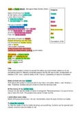 Fully Annotated "Lost or Found World" Notes