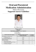 Oral and Parenteral Medication Administration Skills & Reasoning Suggested Answer Guidelines Jerry Williams&comma; 62 years old &sol; RNSG 1533 Answer Key Perfusion Lab&lowbar;CHF Assignment&period; 2021