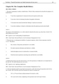 Test Bank by Jarvis Physical Examination Health chapter 4-6 complete questions and answers  