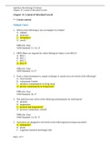 BIOLOGY 206 OSX_Microbiology_TestBank_Chapter 13  questions and answers with 100%pleasant answers