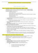 Pharmacology and Pharmacotherapeutics in Advanced Nursing Practice &sol; NGR 6172 2020 LATEST 55 CHAPTERS