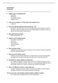 Methodology 4 - Summary + Practice Questions