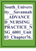 South_University__Savannah___ADVANCED_NURSING_PRACTICE_NSG_6001_Unit03_Chapter76.