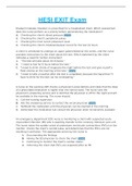 HESI Exit Exam Review &lpar;Latest 2021&rpar;