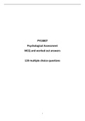 PYC4807 139 MCQs and answers