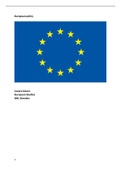 Samenvatting European policy
