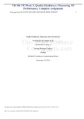 NR506NP &sol;NR 506 NP &vert;Week 3&colon; Quality Healthcare&colon; Measuring NP Performance&comma; Complete Assignment&period;