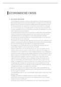Samenvatting Economische Crisis Economie 6VWO hoofdstuk 1 t/m 5