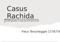 Presentatie casus Rachida pitch klinisch redeneren - fysiotherapie hu
