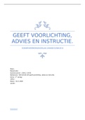 examen eenheid b Vig-mz  Geeft voorlichting, advies en instructie en evalueert de zorgverlening. 