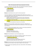 Exam (elaborations) NR 442 RN COMMUNITY HEALTH PRACTICE ASSESSMENT B 