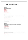 NR 222 / NR222 EXAM 2. QUESTIONS AND ANSWERS.