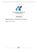 monografia sobre Diagnósticos, Medicalización, Educación