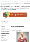 Tanner Bailey Pain Management Shadow Health Exam- Education and Empathy (Tanner Bailey)