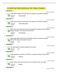 G150&sol;PHA1500 MODULE 06 FINAL EXAM 3