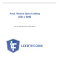 Auto Theorie Samenvatting Rijbewijs B 2022 / 2023 met Gratis Theorie-examen oefenen