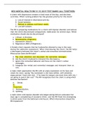 HESI MENTAL HEALTH RN V1-V3 2019 TEST BANKS &lpar;ALL TOGETHER&rpar;