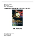 Boekverslag Harry potter en de steen der wijzen