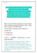 CA ADJUSTERS LICENSE PSI EXAM  2024-2025 LATEST UPDATED 200 QUESTIONS WITH DETAILED  VERIFIED AND 100&percnt; CORRECT  ANSWERS AND EXPLANATIONS BRAND NEW EXAM GRADED A&plus;