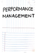 Financial Management 300 (FBS300) - Performance Management