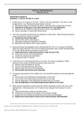 NURSING 101 PN practice test 8 Questions/Answers