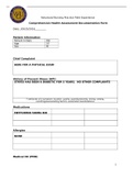 NURSING MS C350 COMPREHENSIVE HEALTH ASSESSMENT Documentation Form- RH 57 years old