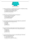 NR 304 Final Exam practice Comprehensive 302&sol;304  &lpar;Answers on last page&rpar;