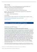  NR-510 Week 1&lowbar;Introduction and NP Practice Graded A&plus;