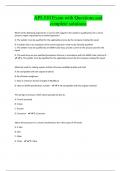API-510 Exam with Questions and complete solutions