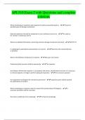 API-510 Exam 2 with Questions and complete solutions