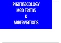 MATH 22012 &comma;Pharmacology&lowbar;Med&lowbar;Terms&period; &comma;NEW VERSION