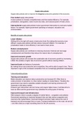 Summary of supply side policies, examples benefits and issues associated with implementing them